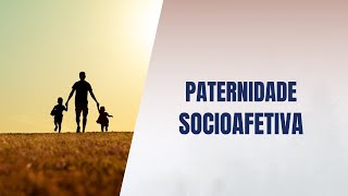 Paternidade socioafetiva [upl. by Ylil]