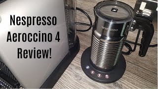 Nespresso Aeroccino 4 Milk Frother Review  Worth upgrading from the Aeroccino 3 [upl. by Sibylla300]