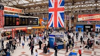 A Walk Through The London Victoria Station London England [upl. by Sitarski]