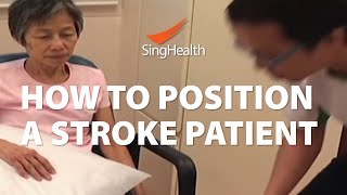 How To Position A Stroke Patient [upl. by Nyrahs]