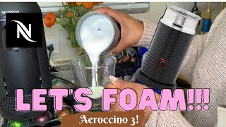 How To Foam Milk With Aeroccino 3 Make Coffee With Foam Tips amp Tricks  Easy Foamed Latte Recipe [upl. by Greyson]