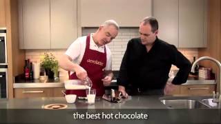 How to make a hot chocolate using an aerolatte milk frother [upl. by Eniluqaj]