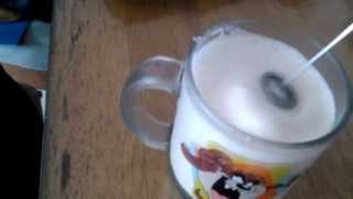 Aerolatte Review Frothing Cold Milk In Under 1 Minute [upl. by Ona]